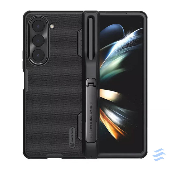 Nillkin Super Frosted Shield Fold Pen Case for Samsung Galaxy Z Fold 5 (black) Protective cases for smartphones