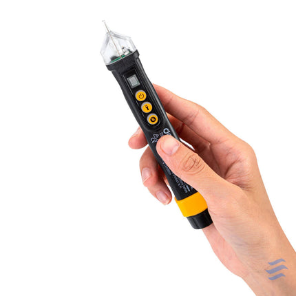 Non contact voltage tester Deli Tools EDL8011 12/48 1000V AC (black) Measuring tools