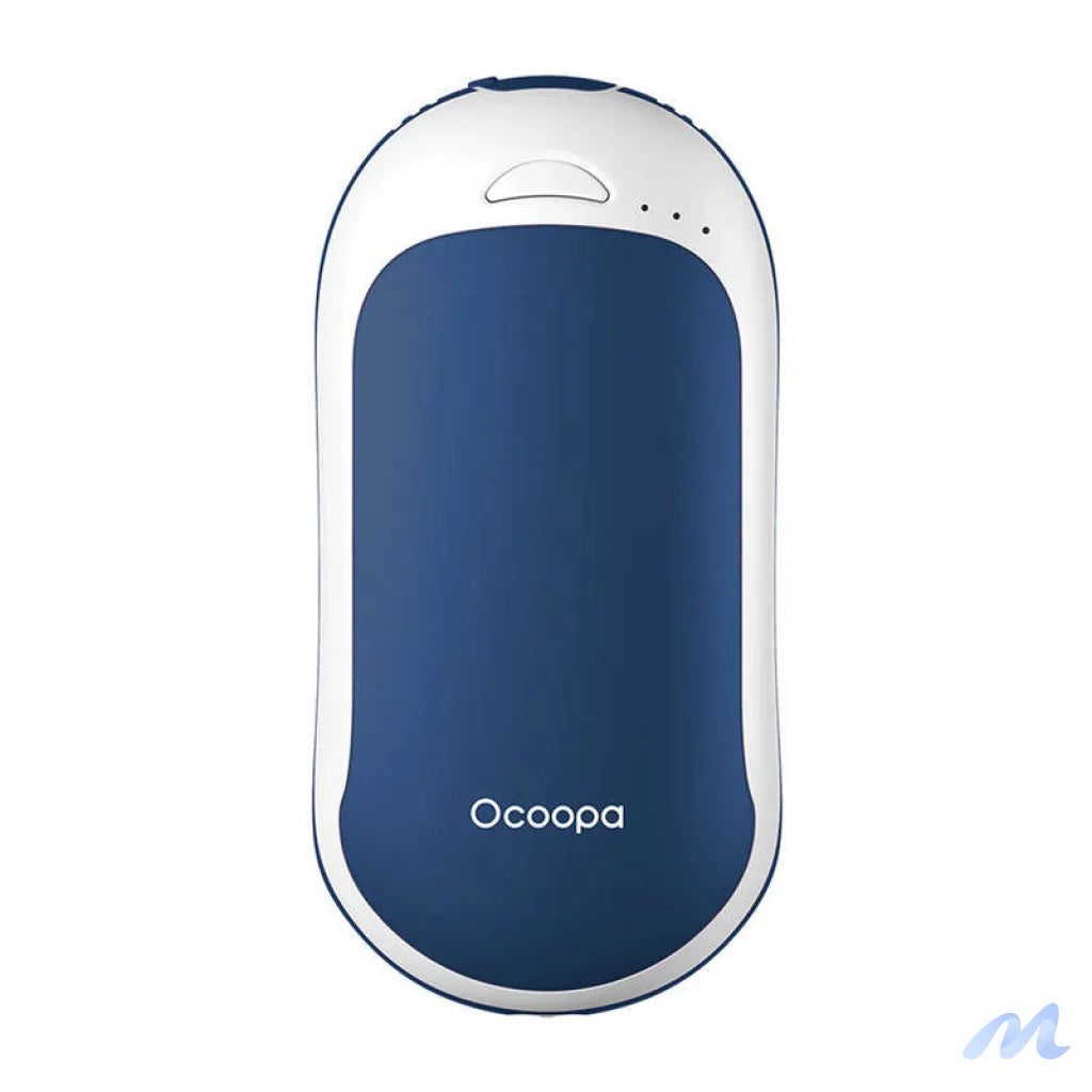 Ocoopa HotPal PD 5000 mAh hand warmer with powerbank function, USB-C white-blue