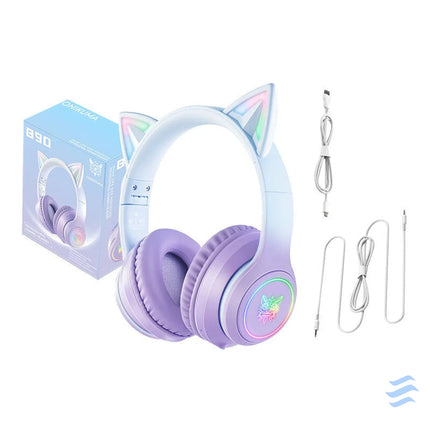 ONIKUMA B90 Gaming headset (Blue/Purple) Over ear
