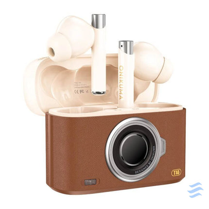 ONIKUMA Bluetooth In Ear Headphones T18 Brown TWS
