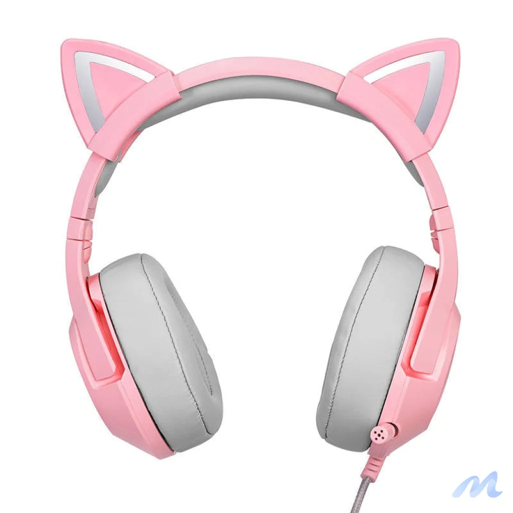 ONIKUMA K9 Pink RGB Gaming Headphones