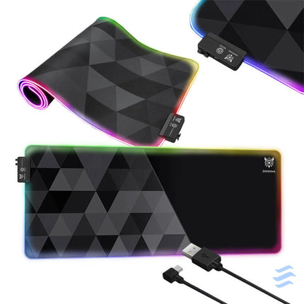 ONIKUMA MP006 RGB Mousepad (Black) Mouse pads
