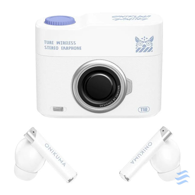 ONIKUMA T18 Bluetooth In Ear Earphones White TWS