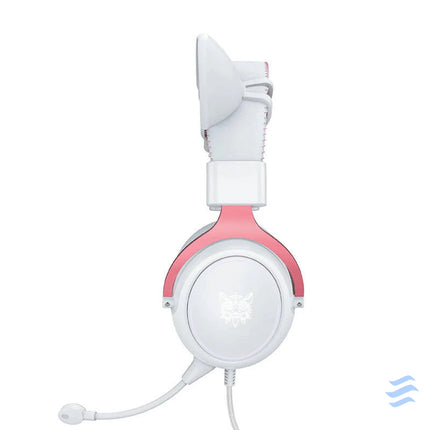ONIKUMA X10 White/Pink/Cat Ears Gaming Headphones Wired