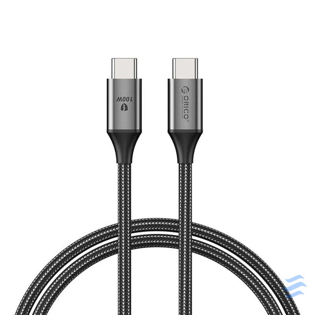 Orico 100W USB C to USB C charging cable (black) USB C to USB C