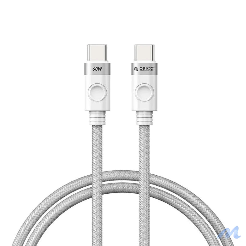 Orico 60W USB-C to USB-C charging cable (white)
