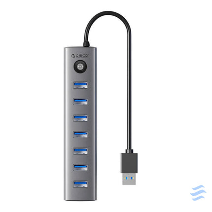 Orico CL7U USB C to 7x USB 3.0 Hub Adapter (gray) Hubs
