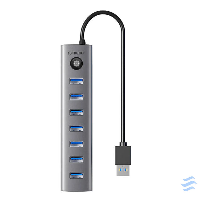 Orico CL7U USB C to 7x USB 3.0 Hub Adapter (gray) Hubs