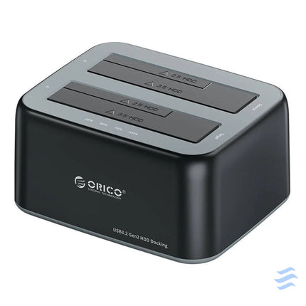 Orico docking station for 2.5’’ / 3.5’’ HDD / SSD 5Gbps USB A to USB B with cloning function (black) Docking stations