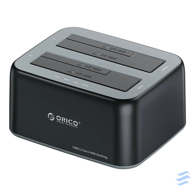 Orico docking station for 2.5’’ / 3.5’’ HDD / SSD 5Gbps USB A to USB B with cloning function (black) Docking stations