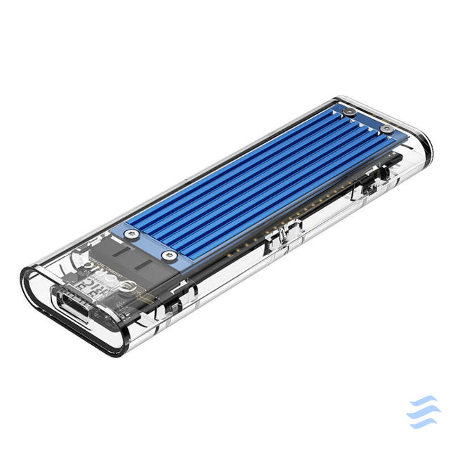 Orico Enclosure SSD M.2 NVME USB C 3.1 Gen.2 10Gbps (blue) Drive enclosures