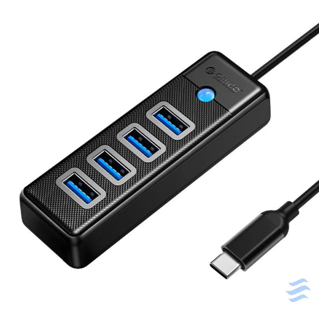Orico HUB USB C to 4x USB 3.0 5Gbps 0,15m Black Hubs