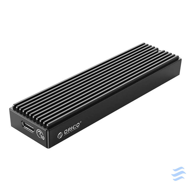 Orico NVME M.2 10gbps USB A to USB C + USB C to USB C drive enclosure (black) Drive enclosures