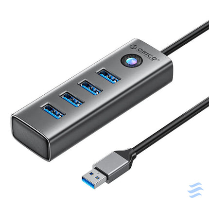 Orico PDD4U USB to 4x USB 3.0 Hub Adapter (gray) Hubs