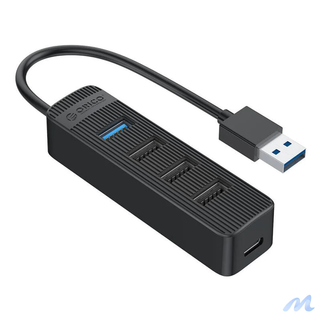 Orico USB to USB 3.0 + 3x USB 2.0 Hub Adapter (black)