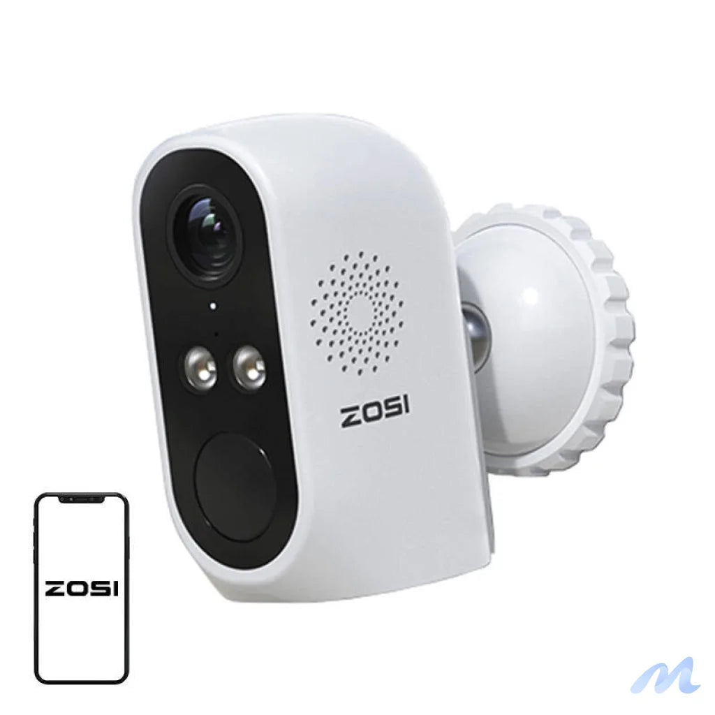 Outdoor IP camera with solar panel ZOSI C1Pro WiFi 3MP IP66