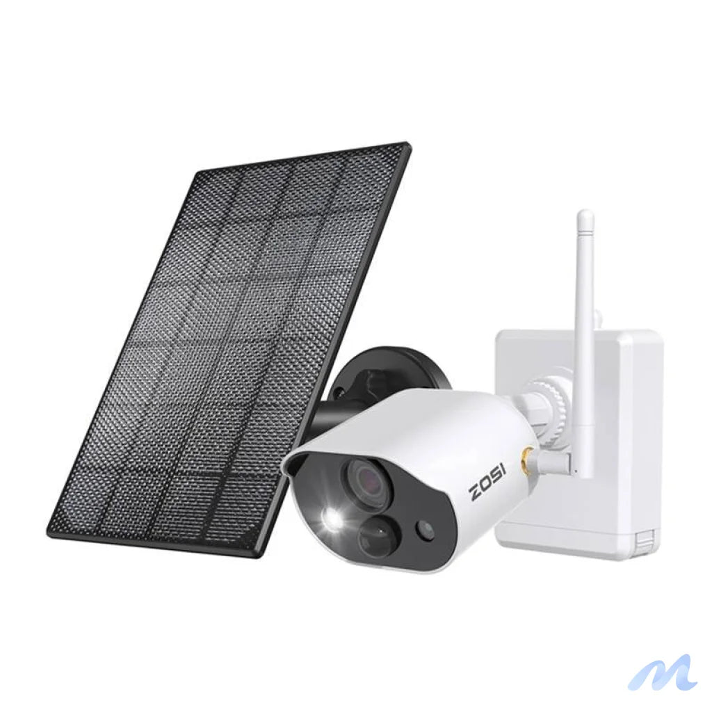 Outdoor IP camera with solar panel ZOSI C306Pro WiFi 3MP IP66