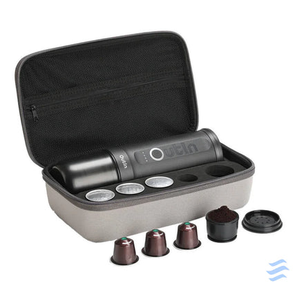 Outin Nano 7500mAh Portable Coffee Maker Set (Gray) + Protective Case Coffee makers