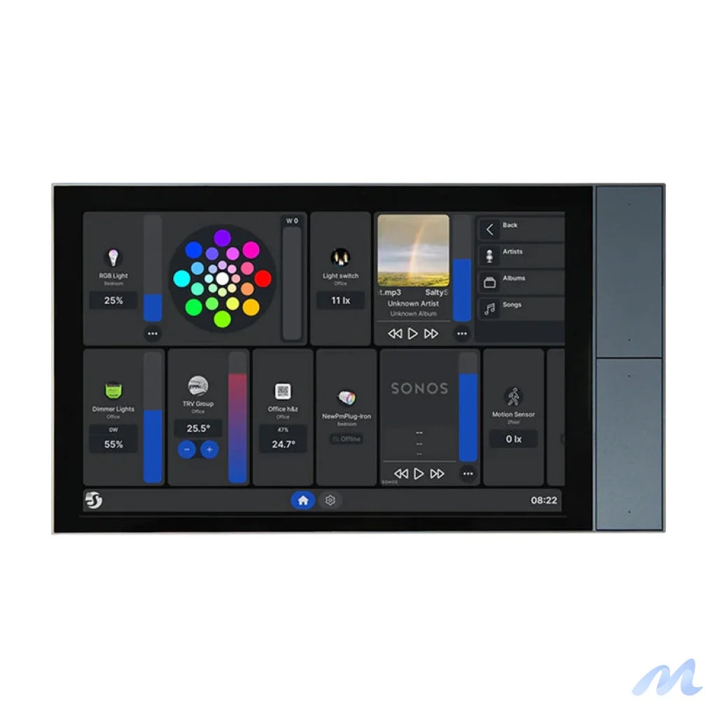 Panel sterowania 10.1” Shelly Wall Display XL WiFi/BLU (szary)