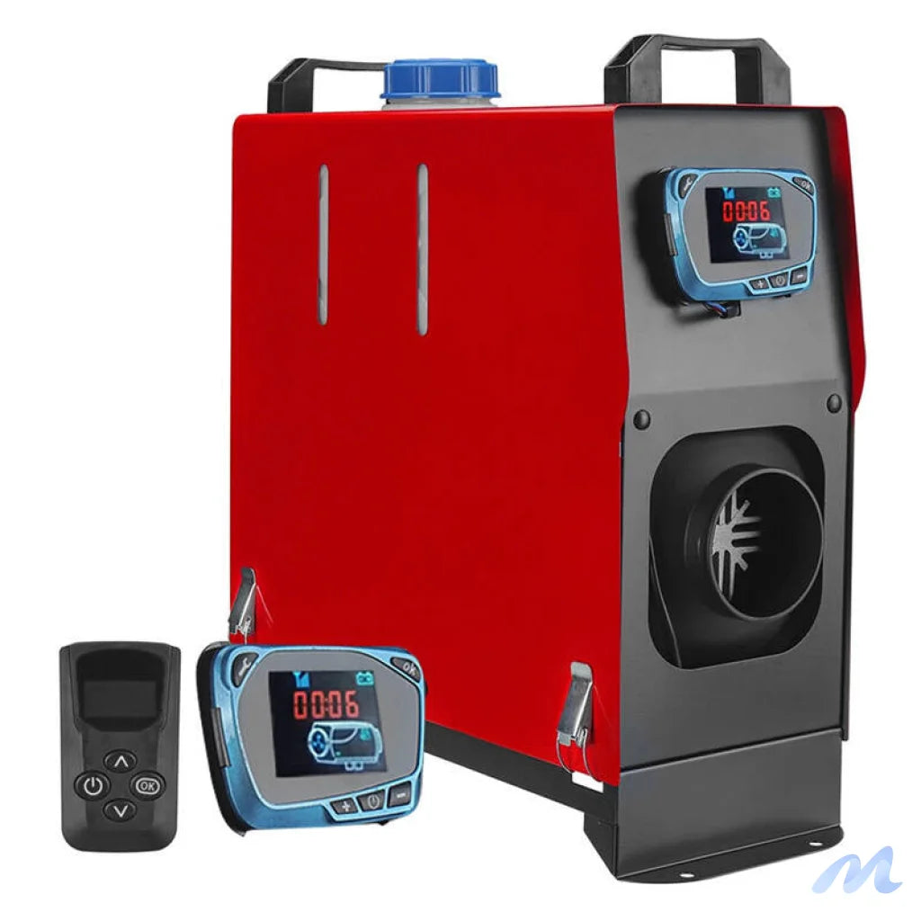 Parking heater Blitzwolf BW-AH-V2B-BT, 5kw, 12V with AC input, app-controlled + adapter + controller with display + Bluetooth