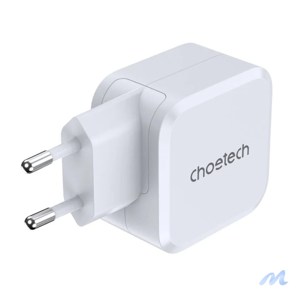 PD8007 USB-C PD45W power charger Choetech EU (white)