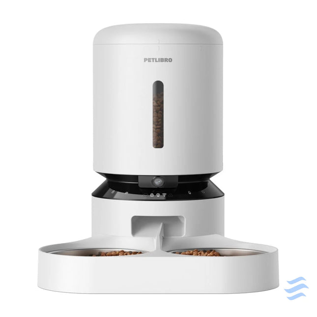 Petlibro Granary camera feed dispenser with double bowl 5L (white) Bowls