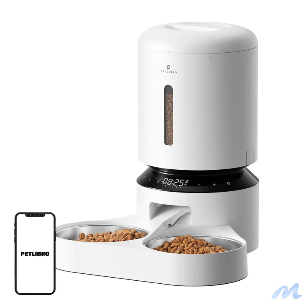 Petlibro Granary food dispenser with double bowl 5L (white)
