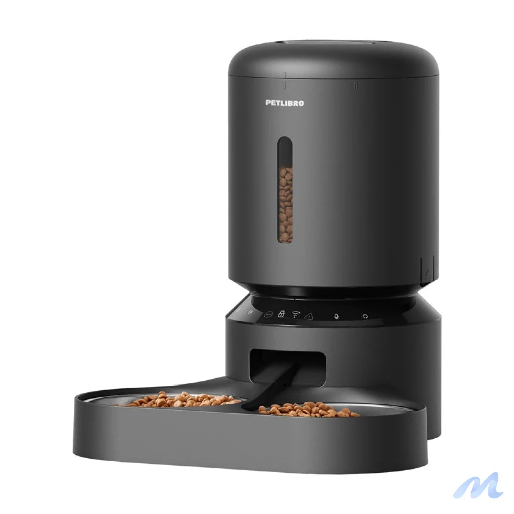 Petlibro Granary food dispenser with double bowl, Wifi, 5L(black)