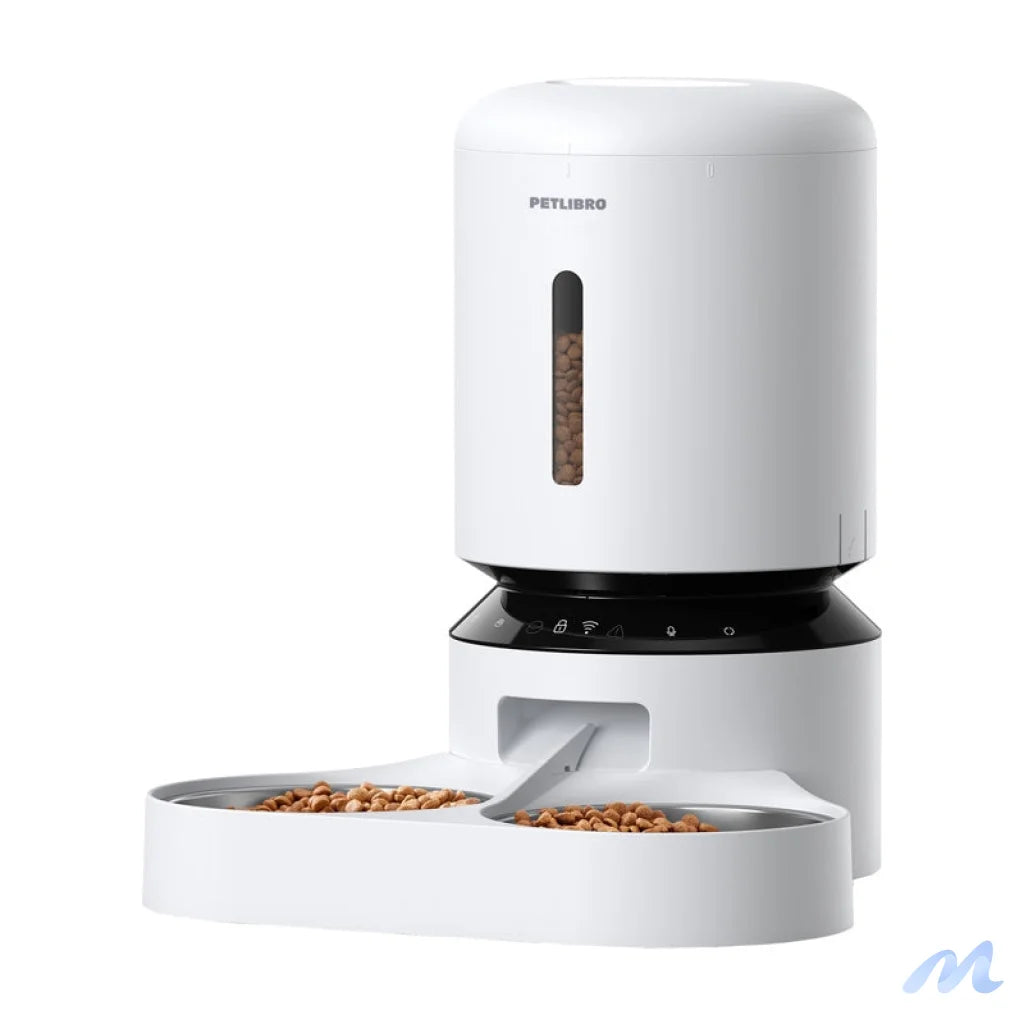 Petlibro Granary food dispenser with double bowl, Wifi, 5L(white)