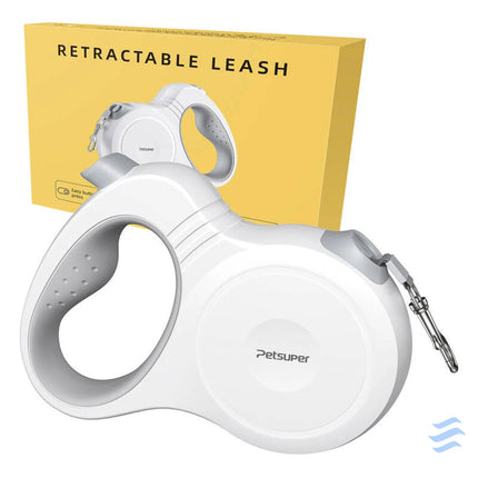 Petsuper Dog Automatic Retractable Leash 5m (white) Walking and transportation