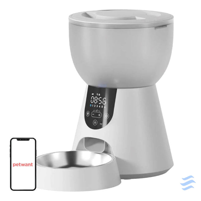 Petwant 4L automatic feed dispenser F17 LED Bowls