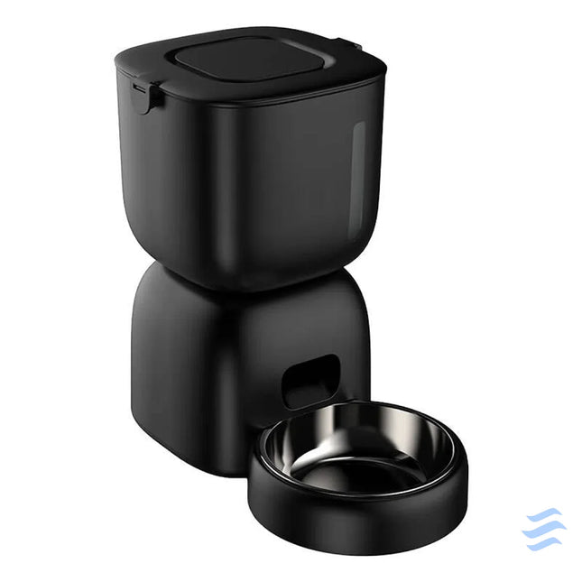 Petwant F14 L(BAS) Automatic Feed Dispenser Black Bowls