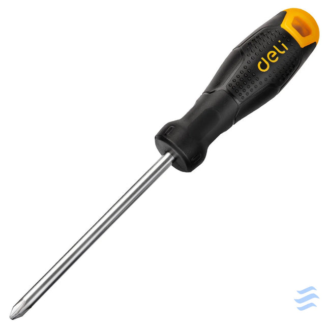 Philips Screwdriver PH1x75mm Deli Tools EDL625075 (black) Screwdrivers
