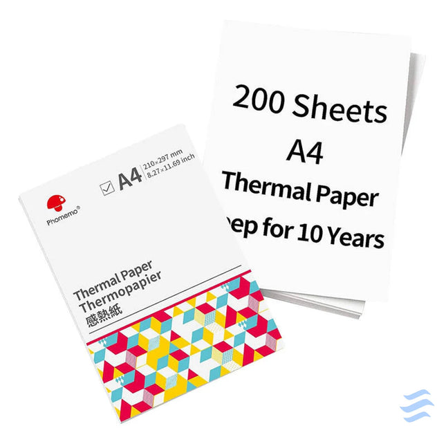 Phomemo A4 thermal paper (white) Labels