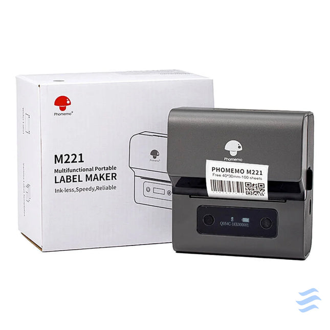 Phomemo M221 portable label printer (gray black) Label printers