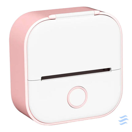 Phomemo T02 portable label printer pink and white Label printers