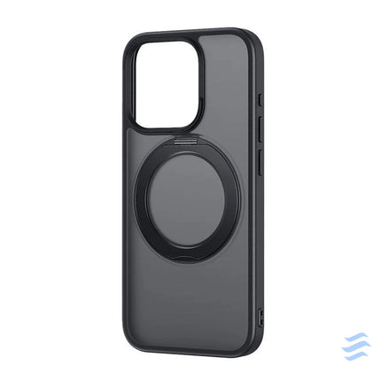 Phone Case Baseus SkyRing Magnetic with Stand for iP 13 Pro + tempered glass and cleaning kit (black) Protective cases