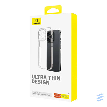 Phone Case for iPhone 15 Plus Baseus OS Lucent Series (Clear) Protective cases for smartphones