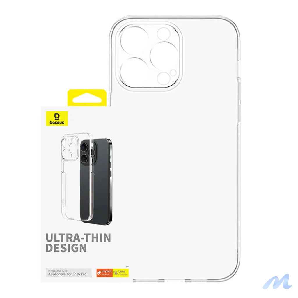 Phone Case for iPhone 15 Pro Baseus OS-Lucent Series (Clear)