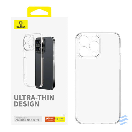 Phone Case for iPhone 15 Pro Baseus OS Lucent Series (Clear) Protective cases for smartphones