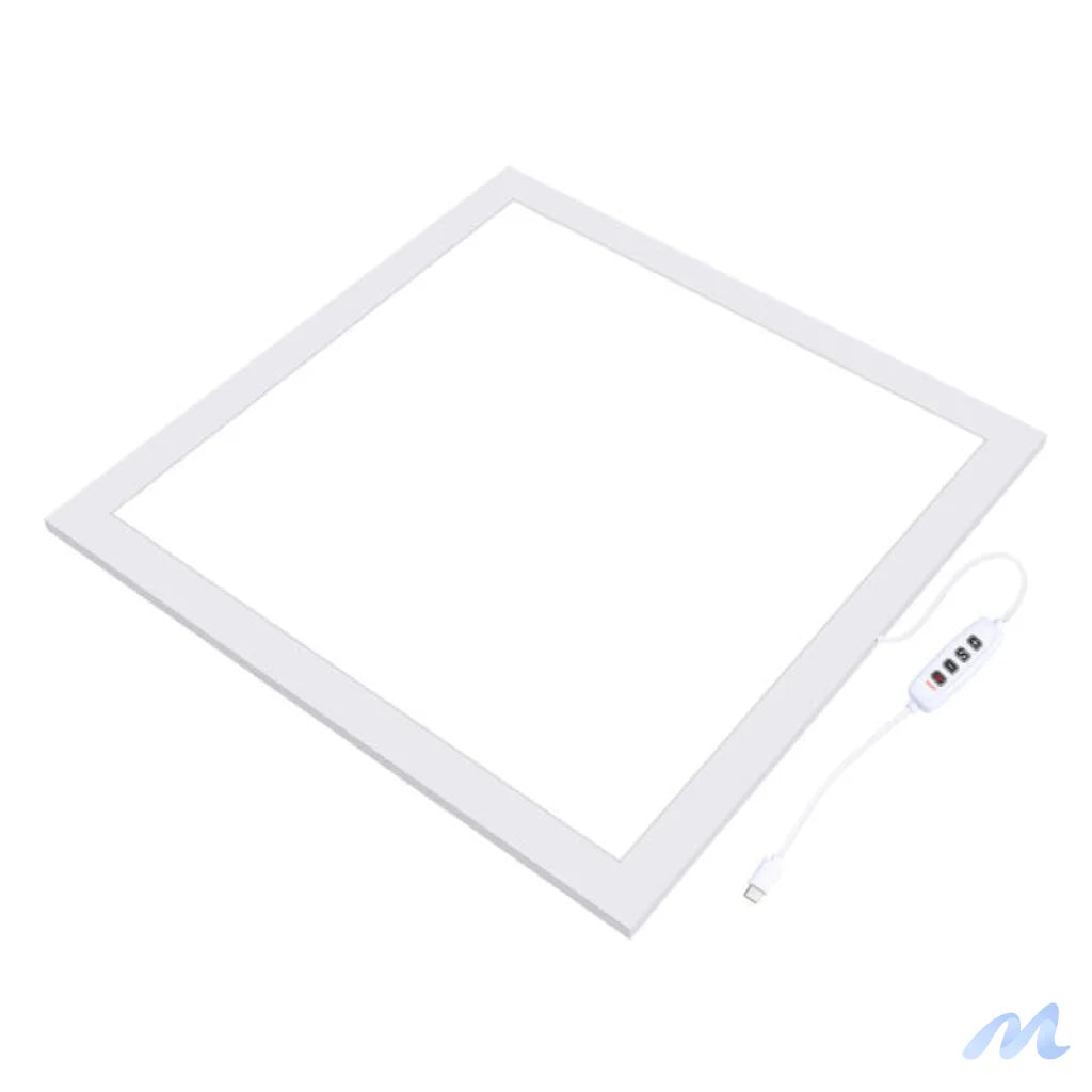 Photography Shadowless Light Lamp Panel PULUZ 1200LM LED 33.3cm x 33.3cm Effective Area
