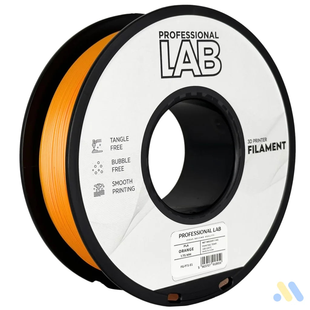 PLA is a basic and user-friendly filament, perfect for beginners. It prints easily, has good layer adhesion, and low warping.