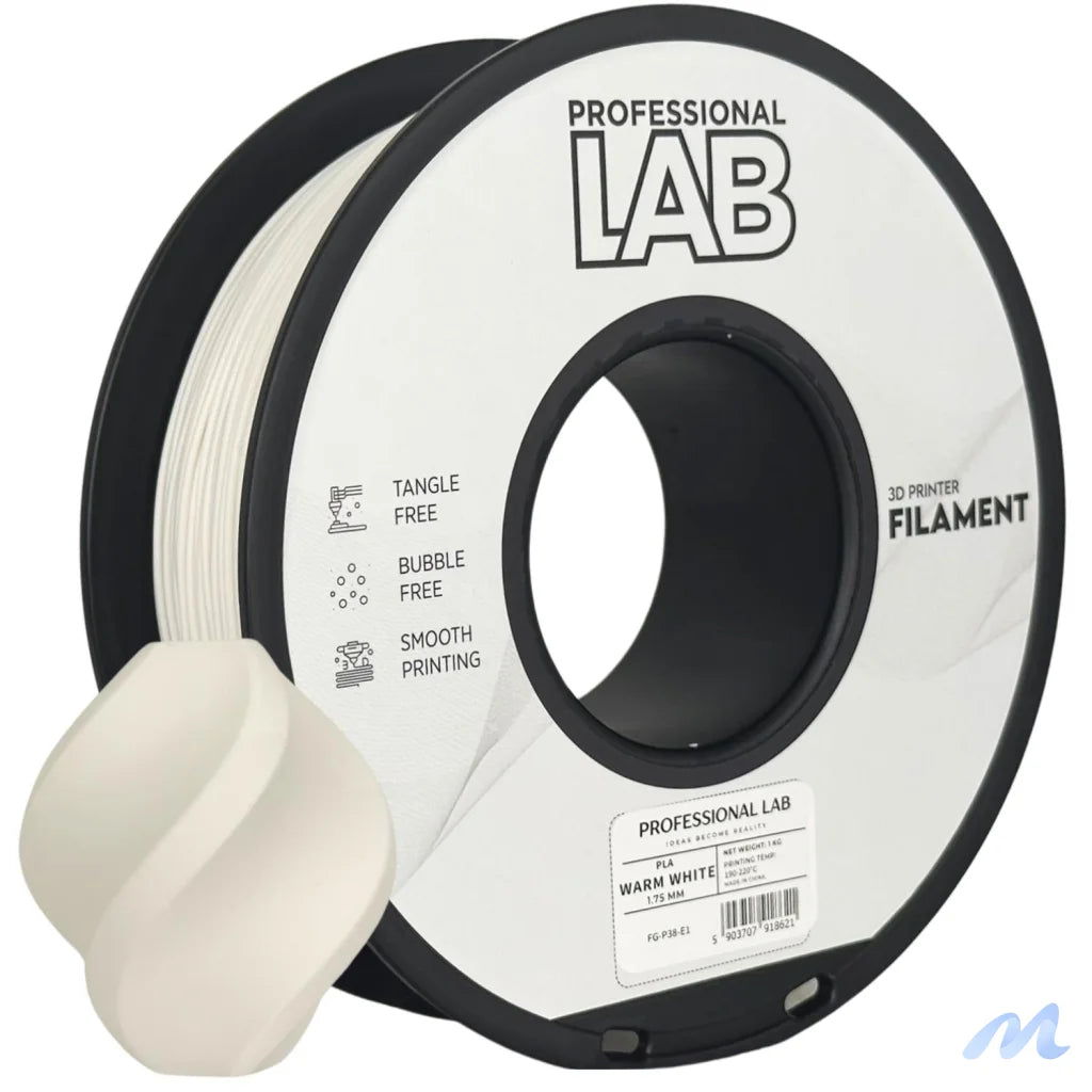 PLA is a basic and user-friendly filament, perfect for beginners. It prints easily, has good layer adhesion, and low warping.