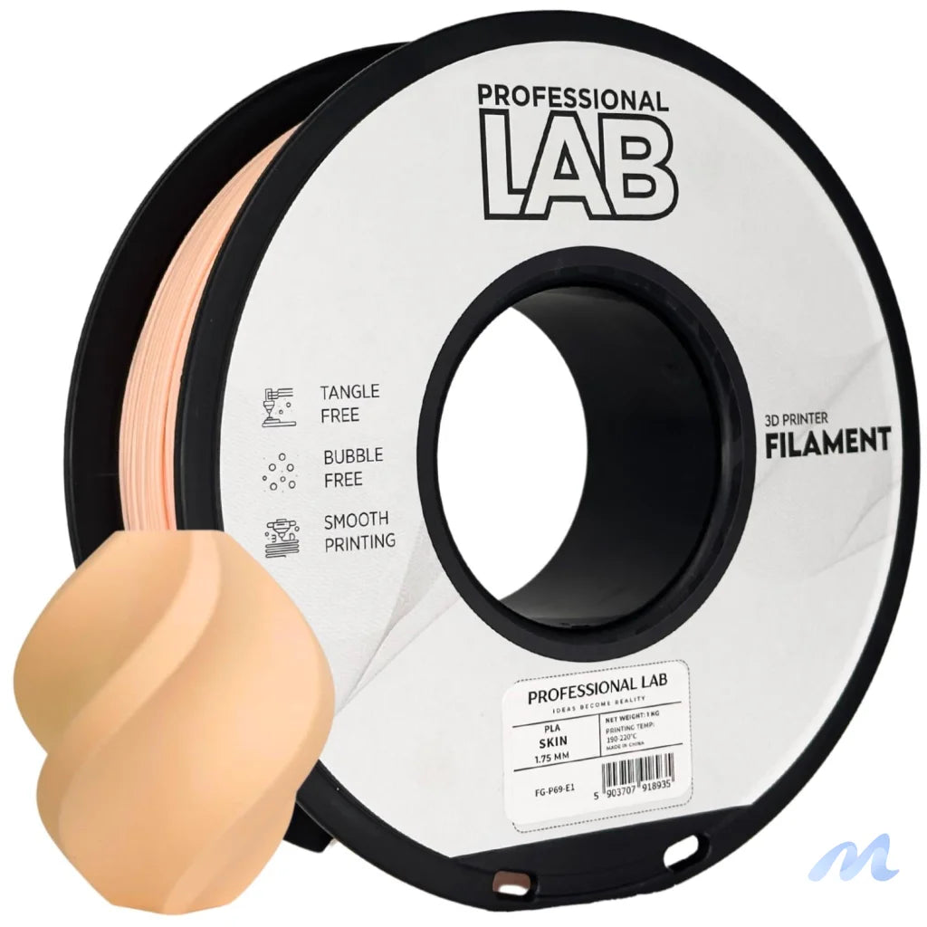 PLA is a basic and user-friendly filament, perfect for beginners. It prints easily, has good layer adhesion, and low warping.
