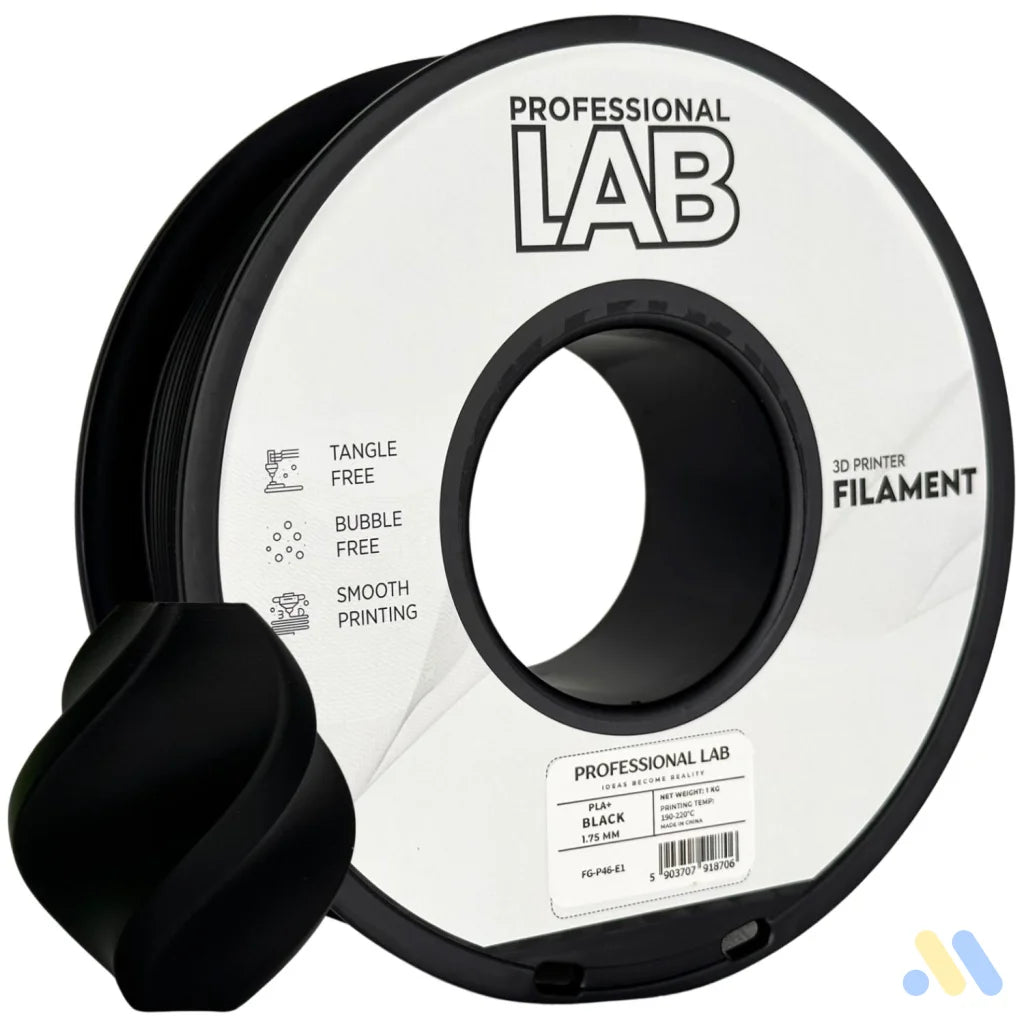 PLA+ is an enhanced version of standard PLA – more durable, less brittle, and more resistant to cracking while still maintaining easy printability.