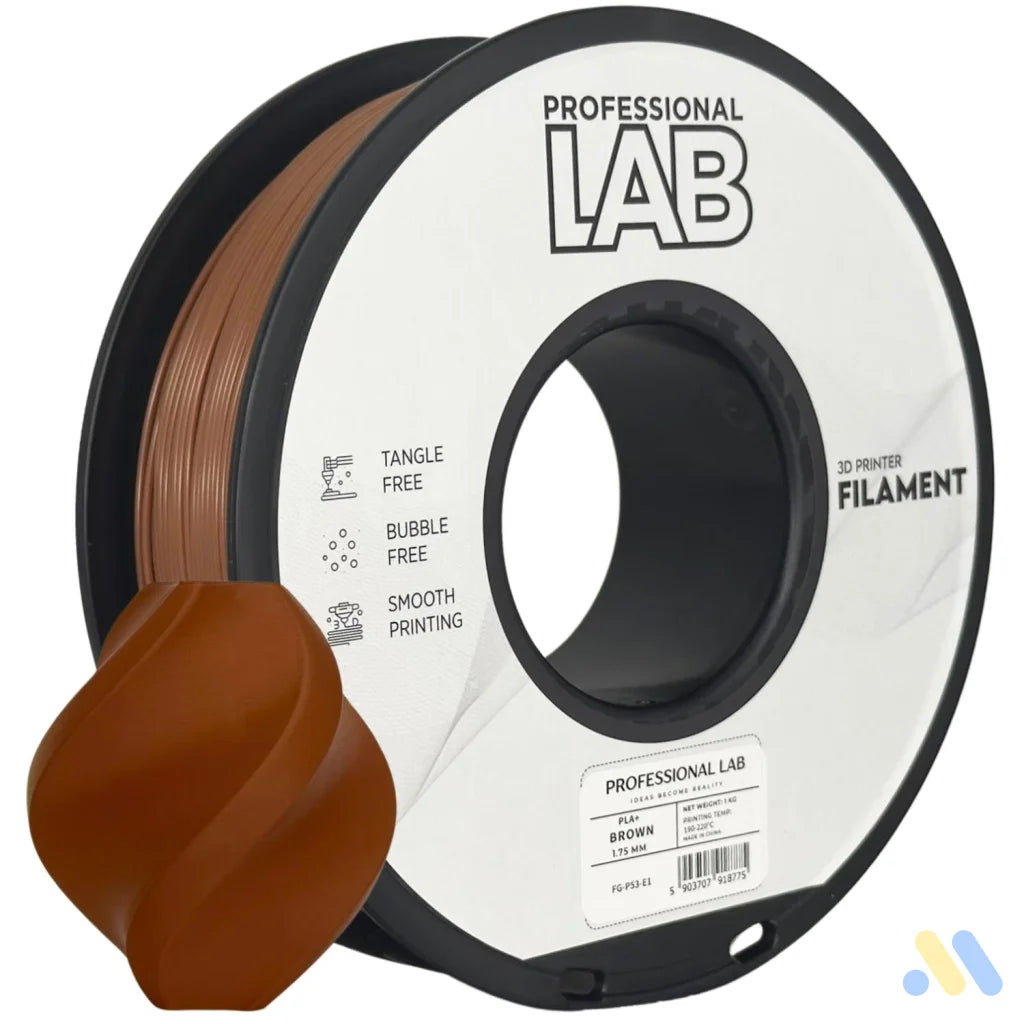 PLA+ is an enhanced version of standard PLA – more durable, less brittle, and more resistant to cracking while still maintaining easy printability.