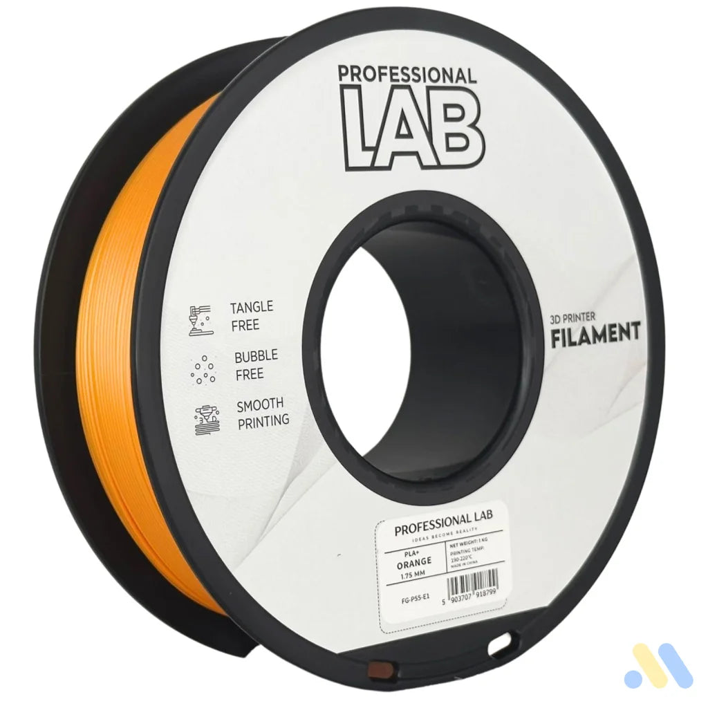 PLA+ is an enhanced version of standard PLA – more durable, less brittle, and more resistant to cracking while still maintaining easy printability.
