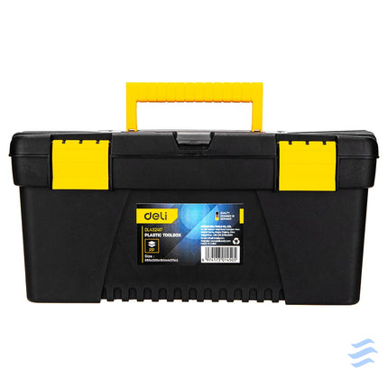 Plastic Tool Box Deli Tools EDL432417 15’’ (yellow) Tool bags and cases