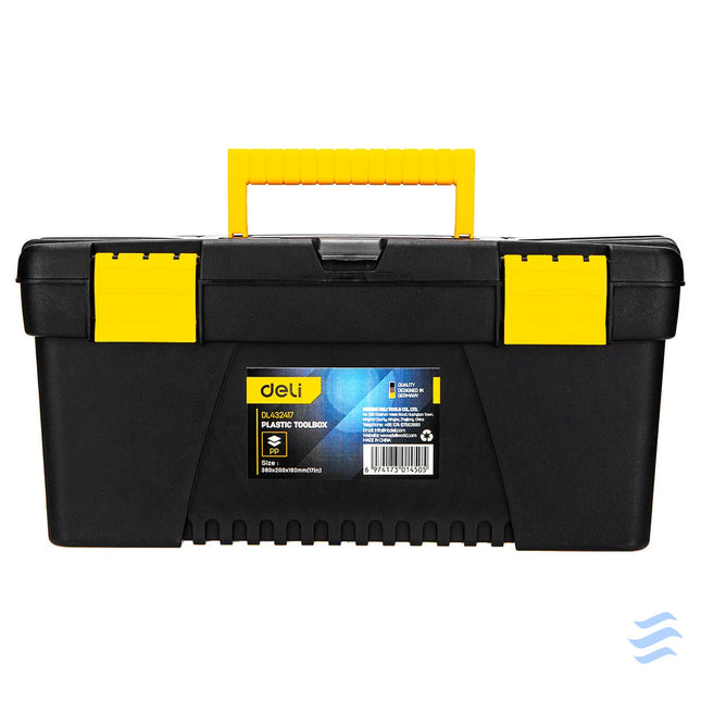Plastic Tool Box Deli Tools EDL432417 15’’ (yellow) Tool bags and cases